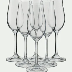 Verre À Pied|Flûte Et Coupe De Champagne*alinea Flûte à champagne en verre 20cl - Transparent