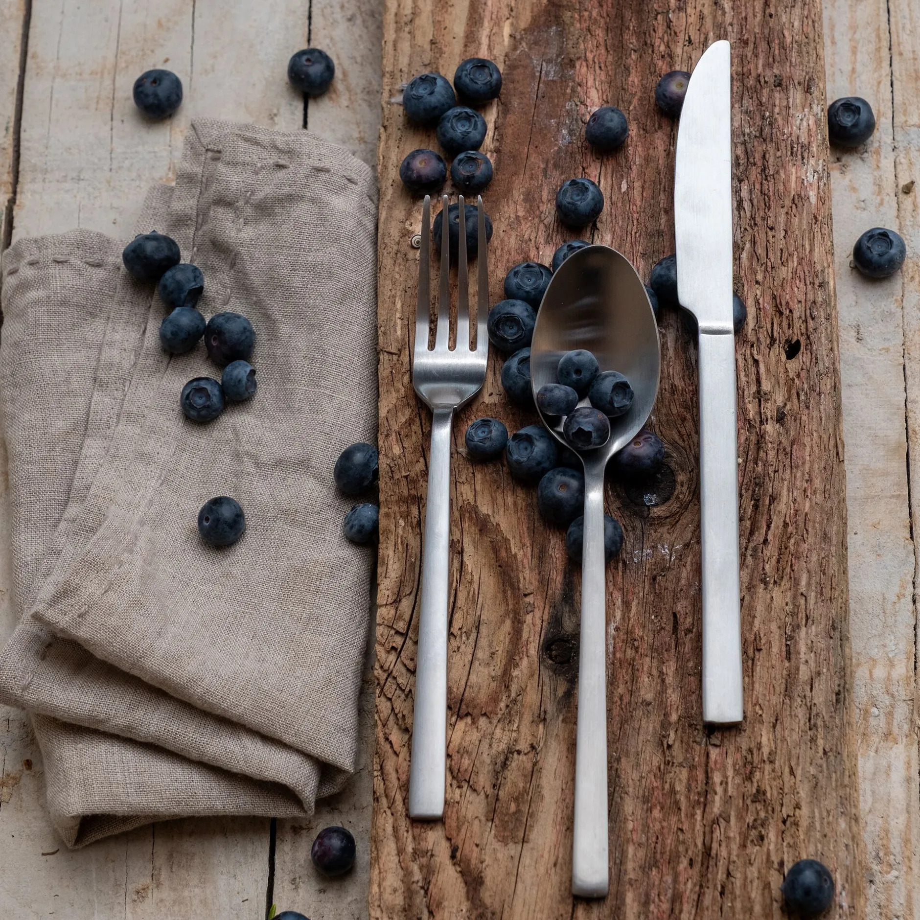 Couvert De Table*alinea Fourchette en inox - finition satinée Argenté