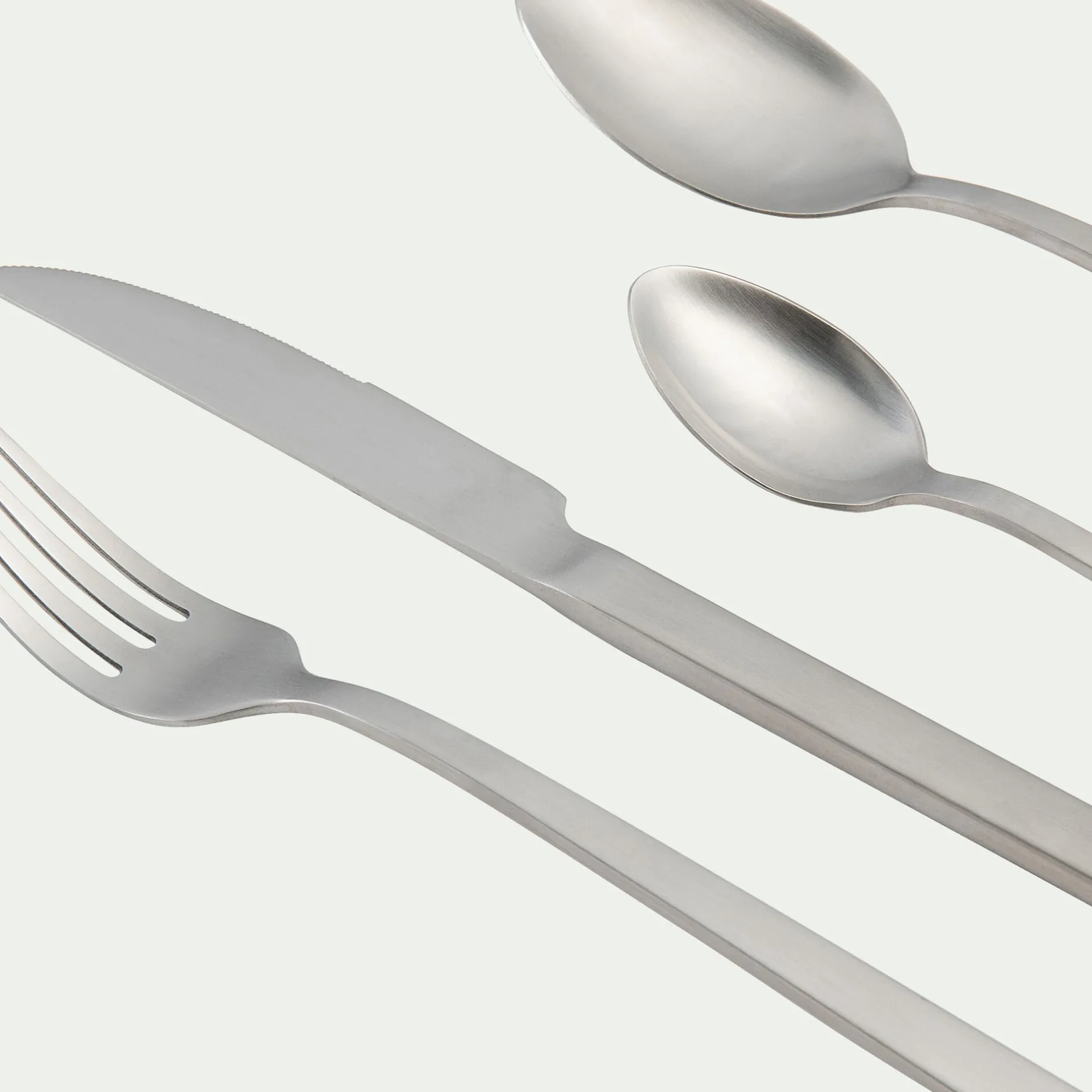 Couvert De Table*alinea Fourchette en inox - finition satinée Argenté