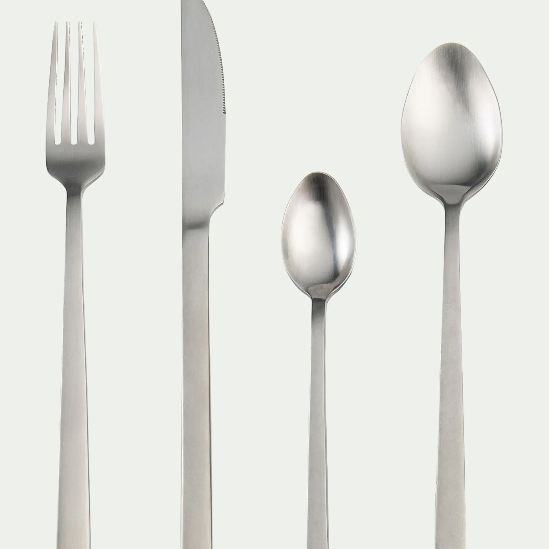 Couvert De Table*alinea Fourchette en inox - finition satinée Argenté