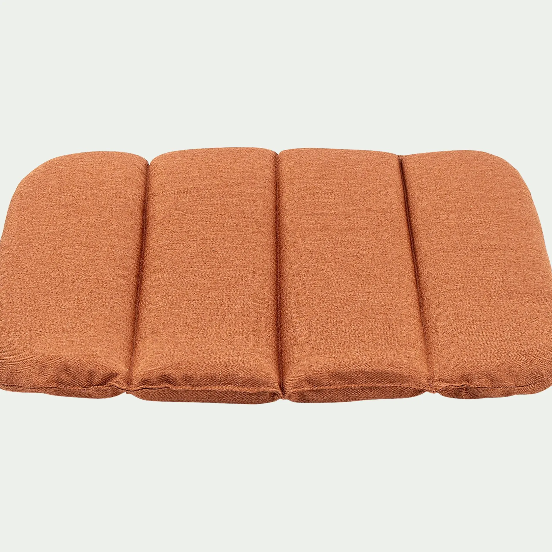 Galette Chaise Exterieur*alinea Galette de chaise indoor & outdoor en tissu déperlant - rustrel Marron