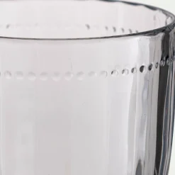 Verre À Eau*alinea Gobelet à relief en verre 33cl - Transparent