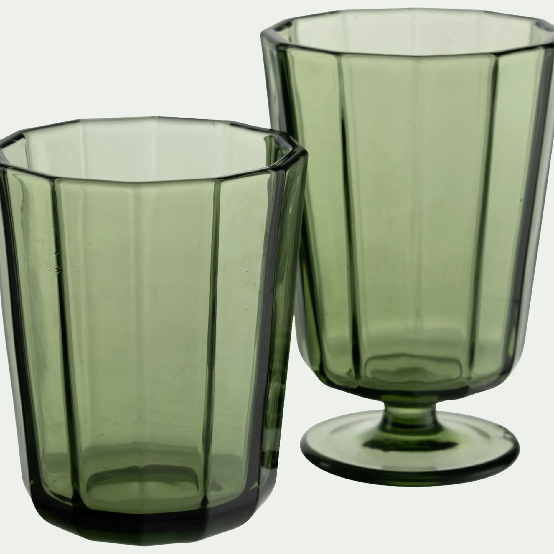 Verre À Eau*alinea Gobelet bas en verre 25cl - Vert