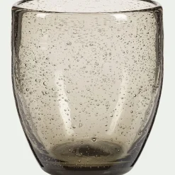 Verre À Eau*alinea Gobelet en verre bullé 35cl - Gris
