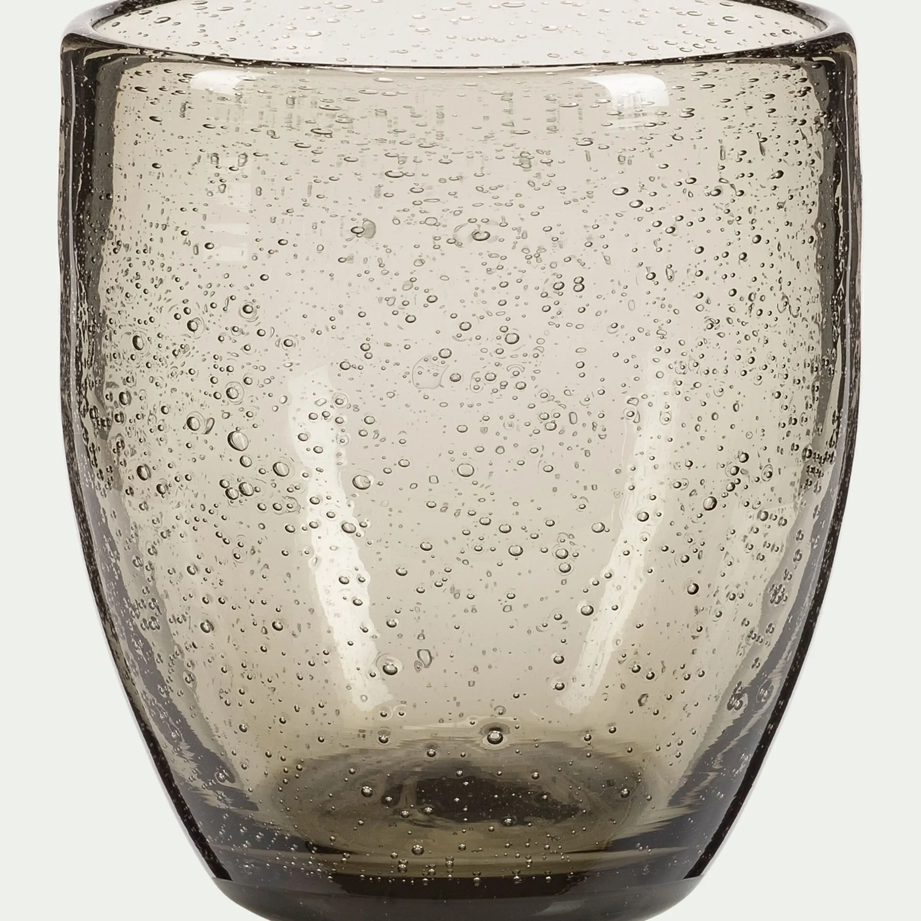 Verre À Eau*alinea Gobelet en verre bullé 35cl - Gris