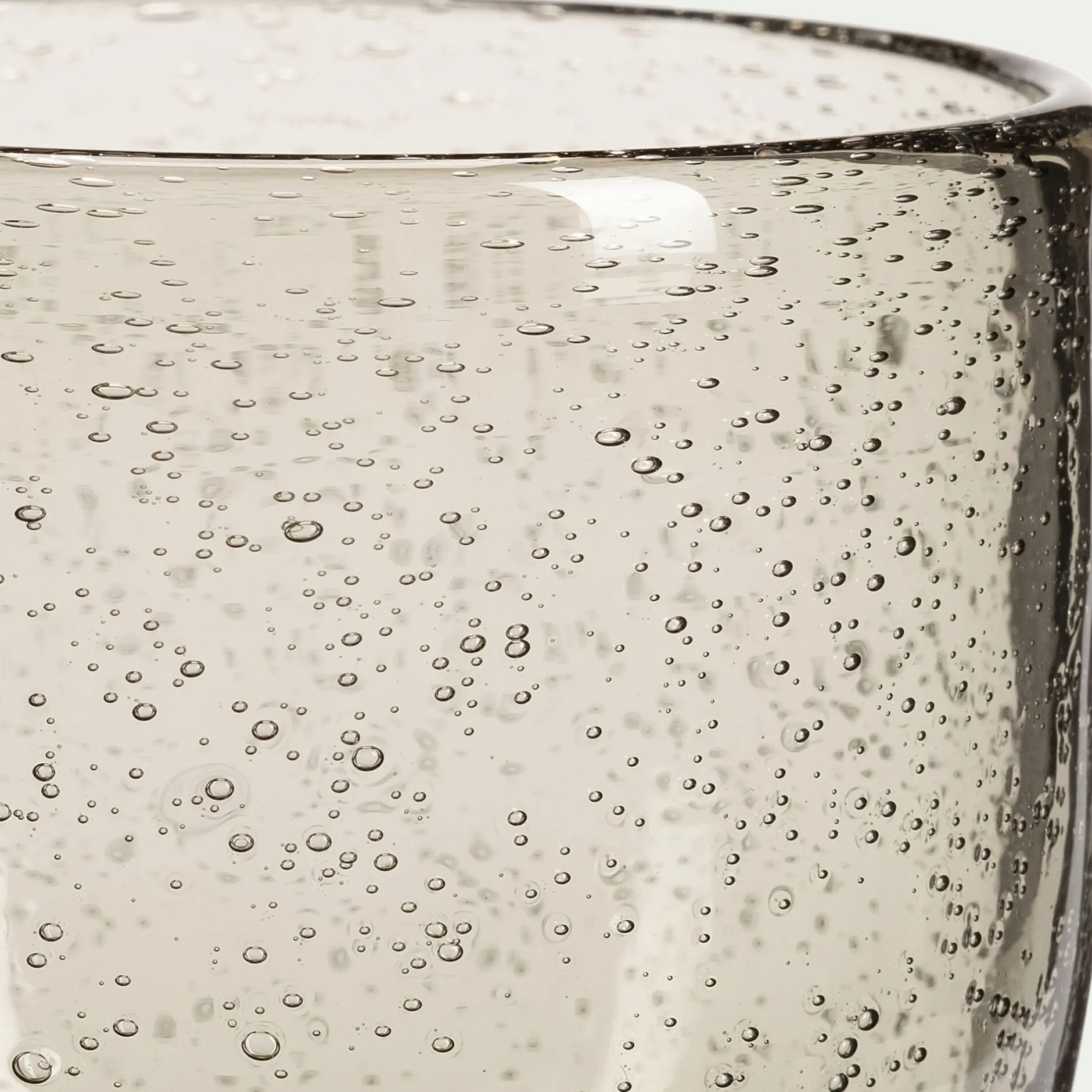 Verre À Eau*alinea Gobelet en verre bullé 35cl - Gris