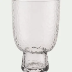 Verre À Eau*alinea Gobelet en verre martelé 33,5cl - Transparent