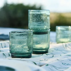 Verre À Eau*alinea Gobelet en verre sodo-calcique bullé 39cl - Gris