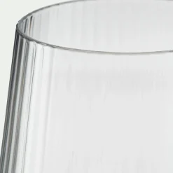Verre À Eau*alinea Gobelet en verre strié 39cl - Transparent