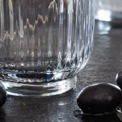 Verre À Eau*alinea Gobelet strié en verre sodo-calcique 33cl - Transparent