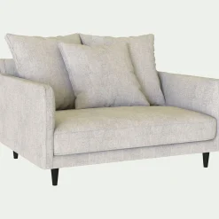 Fauteuil|Petit Canapé*alinea Grand fauteuil fixe en tissu monclar - roucas Beige