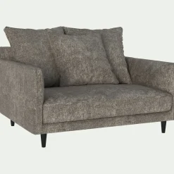 Fauteuil|Petit Canapé*alinea Grand fauteuil fixe en tissu joint - alpilles Beige