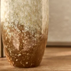 Vase|Vase Et Branchage De Noël*alinea Grand soliflore en céramique H22,4cm - Marron