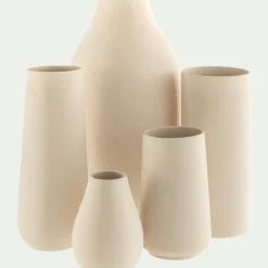 Vase*alinea Grand vase en faïence H30cm - Beige
