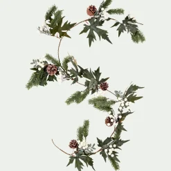 Guirlande De Noël*alinea Guirlande de Noël en feuilles et baies artificielles L140cm - Vert