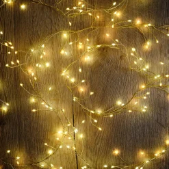 Guirlande De Noël*alinea Guirlande lumineuse grappe L6m - Doré