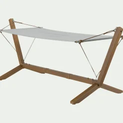Hamac*alinea Hamac en acier effet teck - Beige