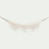 Hamac*alinea Hamac en coton avec finition en macramé - blanc ventoux
