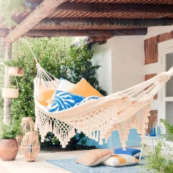 Hamac*alinea Hamac en polycoton - écru Blanc