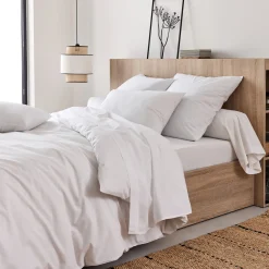 Housse De Couette*alinea Housse de couette en coton 240x220cm - Blanc