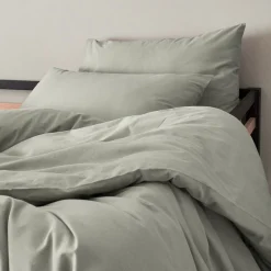 Housse De Couette*alinea Housse de couette en coton 140x200cm - olivier Vert