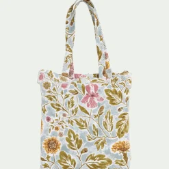 Housse De Couette*alinea Housse de couette en coton lavé motif floral 240x220cm - Bleu