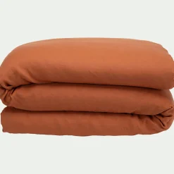 Housse De Couette*alinea Housse de couette en lin lavé 240x220cm - rustrel Marron