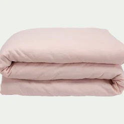 Housse De Couette*alinea Housse de couette en lin lavé 240x220cm - rosa Rose