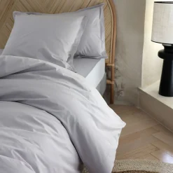 Housse De Couette*alinea Housse de couette en percale de coton 240x220cm - perle Gris