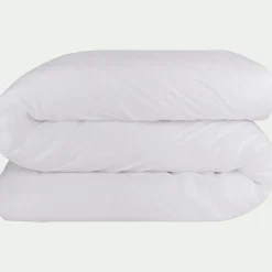 Housse De Couette*alinea Housse de couette en percale de coton 240x220cm - Blanc