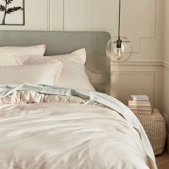 Housse De Couette*alinea Housse de couette en satin lavé 240x220cm - pétale Rose