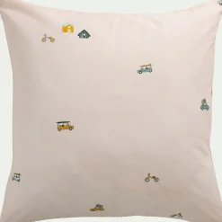 Bureau Enfant|Linge De Lit Enfant*alinea Housse de couette enfant 140x200cm et 1 taie d'oreiller 65x65cm en coton - motifs fantaisie Vert