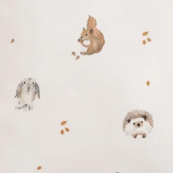 Bureau Enfant|Linge De Lit Enfant*alinea Housse de couette enfant 140x200cm et 1 taie d'oreiller 63x63cm motif animaux en coton - Blanc