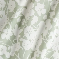 Parure De Lit*alinea Housse de couette 240x220cm et 2 taies d'oreiller 63x63cm en coton motif floral - Vert