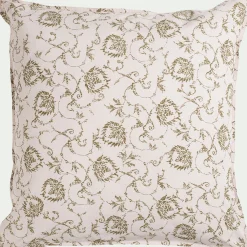 Parure De Lit*alinea Housse de couette 240x220cm et 2 taies d'oreiller 63x63cm en coton motif baroque - Blanc