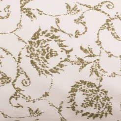 Parure De Lit*alinea Housse de couette 240x220cm et 2 taies d'oreiller 63x63cm en coton motif baroque - Blanc