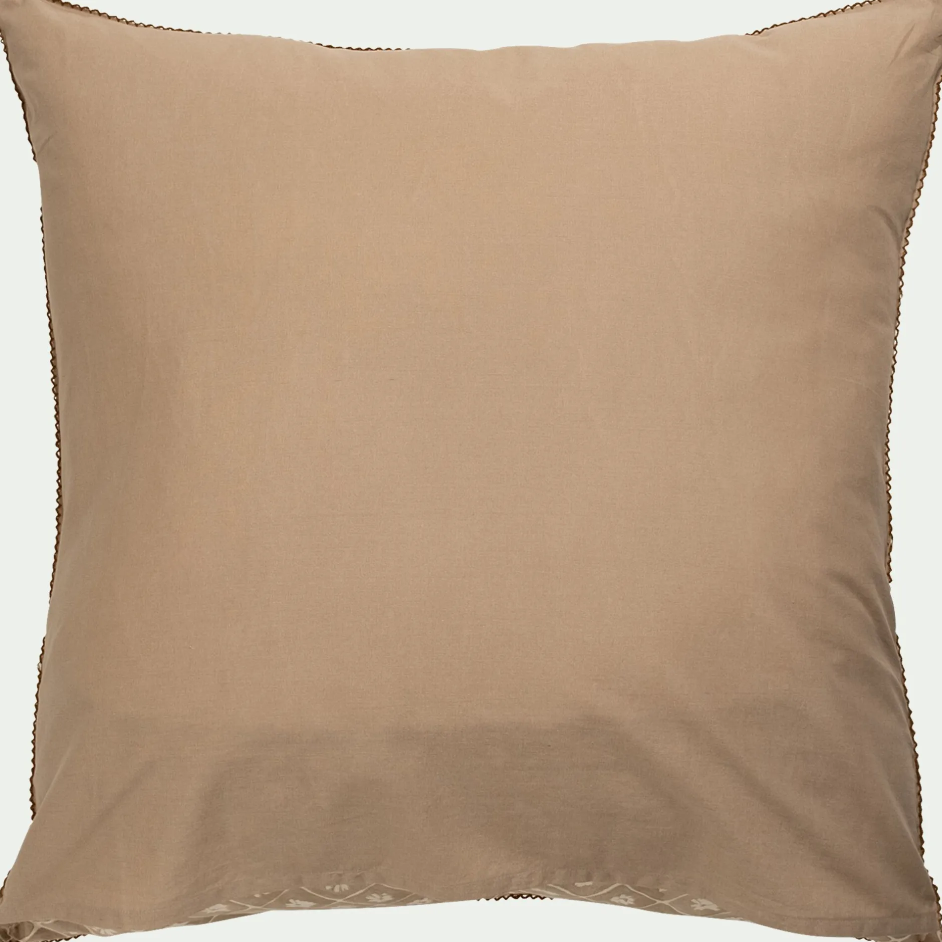 Parure De Lit*alinea Housse de couette 260x240cm et 2 taies d'oreiller 63x63cm en coton lavé - Beige