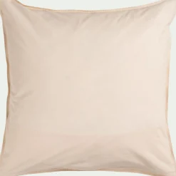 Parure De Lit*alinea Housse de couette 240x220cm et 2 taies d'oreiller 63x63cm en percale de coton motif floral - Beige