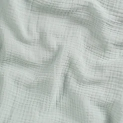 Parure De Lit*alinea Housse de couette 240x220cm et 2 taies d'oreiller 63x63cm en double gaze de coton - littoral Bleu