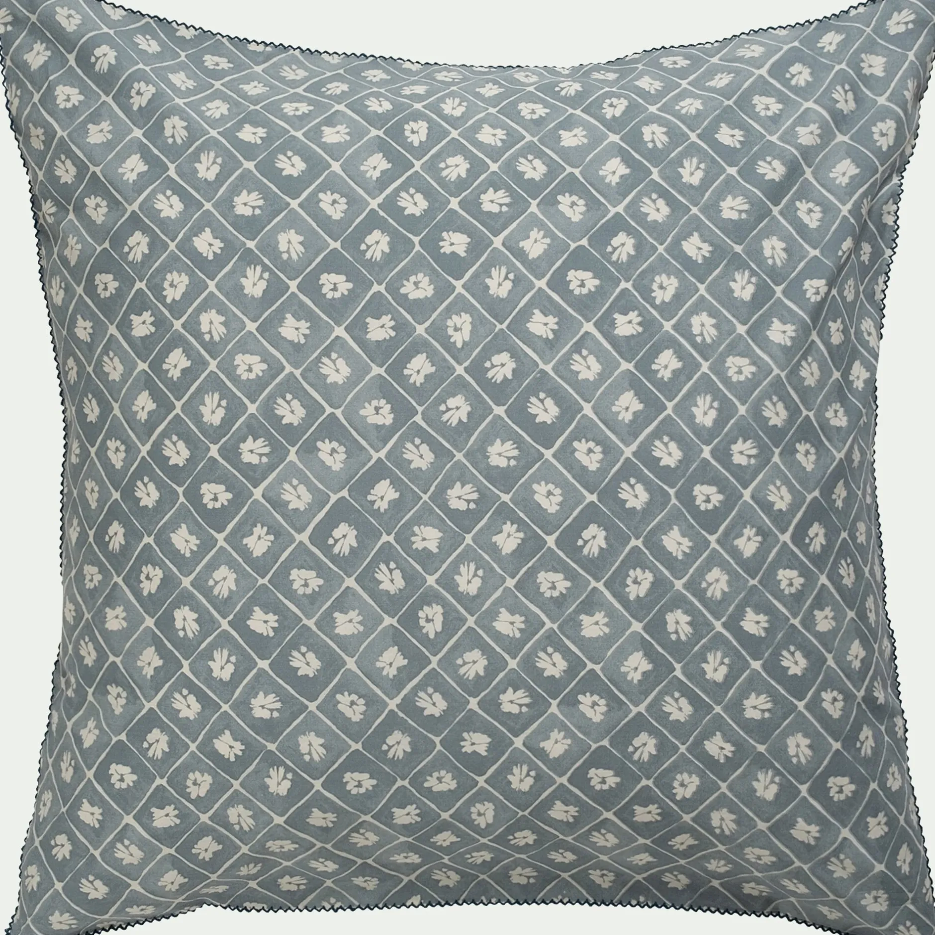 Parure De Lit*alinea Housse de couette 240x220cm et 2 taies d'oreiller 63x63cm en coton lavé - Bleu