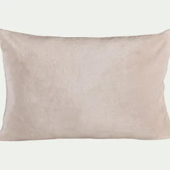 Housse De Coussin*alinea Housse de coussin effet polaire 40x60cm - argile Rose