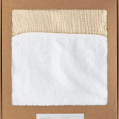 Bureau Enfant|Linge Pour Bébé*alinea Housse de matelas à langer en gaze de coton bio 67x47cm - Beige