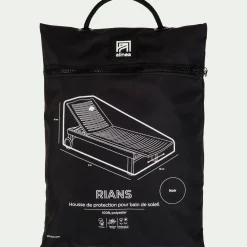 Housse De Protection*alinea Housse de protection pour transat (L200x75xH45cm) - Noir
