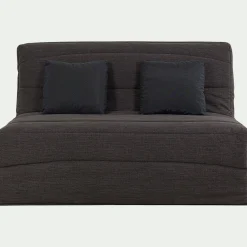 Housse Clic-Clac & Bz*alinea Housse pour canapé BZ et 2 housses de coussin 160x200cm - Gris anthracite