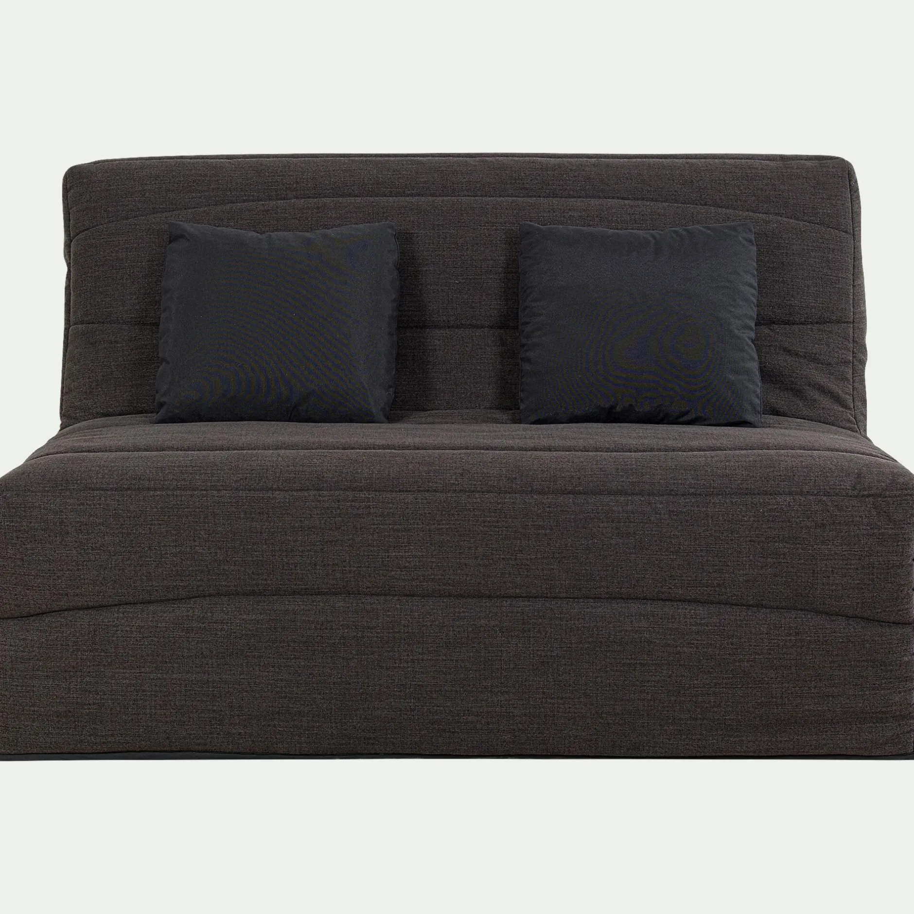 Housse Clic-Clac & Bz*alinea Housse pour canapé BZ et 2 housses de coussin 160x200cm - Gris anthracite