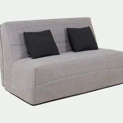 Housse Clic-Clac & Bz*alinea Housse pour canapé BZ et 2 housses de coussin 160x200cm - borie Gris