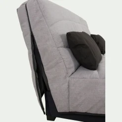 Housse Clic-Clac & Bz*alinea Housse pour canapé clic-clac et 2 housses de coussin 130x190cm - borie Gris