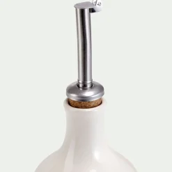 Salière Et Poivrière*alinea Huilier en céramique 40cl - Blanc