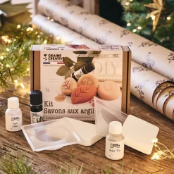 Cosmétique*alinea Kit de création de savons à l'argile Marron