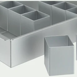 Moule À Gâteau*alinea Kit moule à gâteau modulable chiffres et lettres en aluminium - métallisé Gris